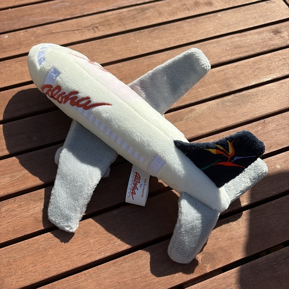 Vintage Plushy Airplane